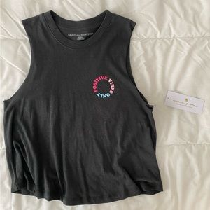 Spiritual Gangster cropped tank (size small)
